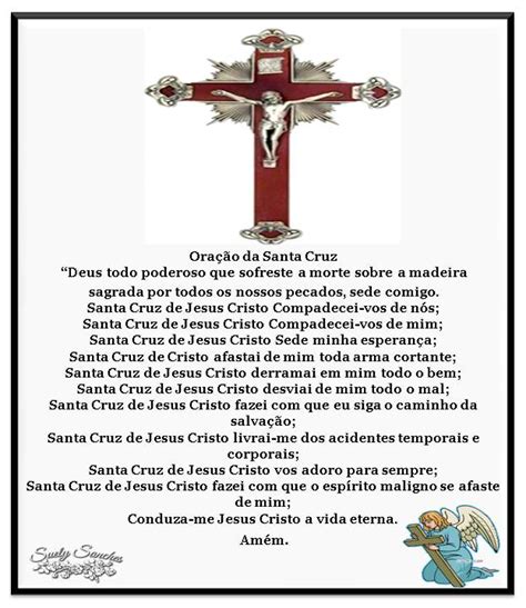 oração da santa cruz